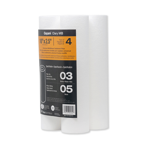 ClaryMB Melt Blown Sediment Filter Polypropylene 5 Micron 10 x 2½